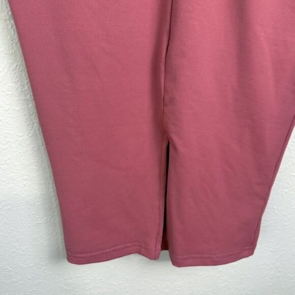 NWT Club L London terracotta square neck corset midi bodycon dress pink 2 - Picture 10 of 12